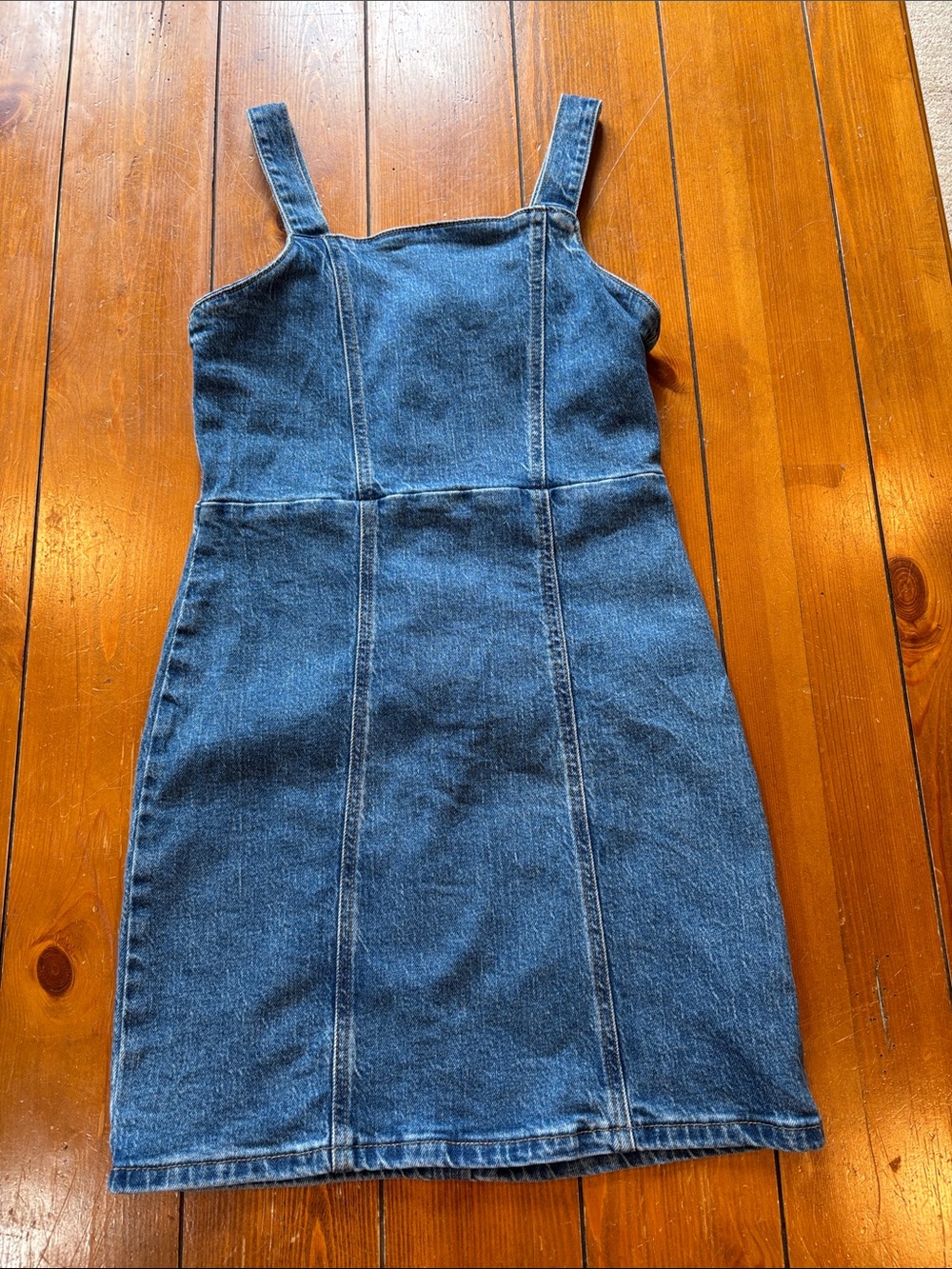 art class Blue Denim Mini Jumper Dress Girls Size L (10/12) EUC